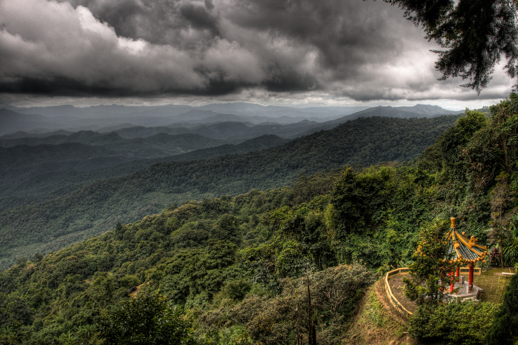 Mountains around Chiang Mai, Thailand. Photograph by zoutedrop, Flickr. Licensed under CC BY-NCl 2.0.