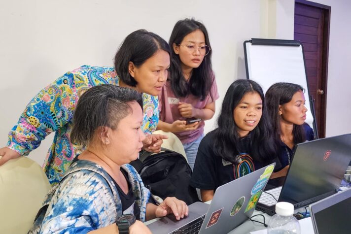 Data Storytelling for Women in the Mekong Workshop / Photo by Open Development Initiative (ODI)