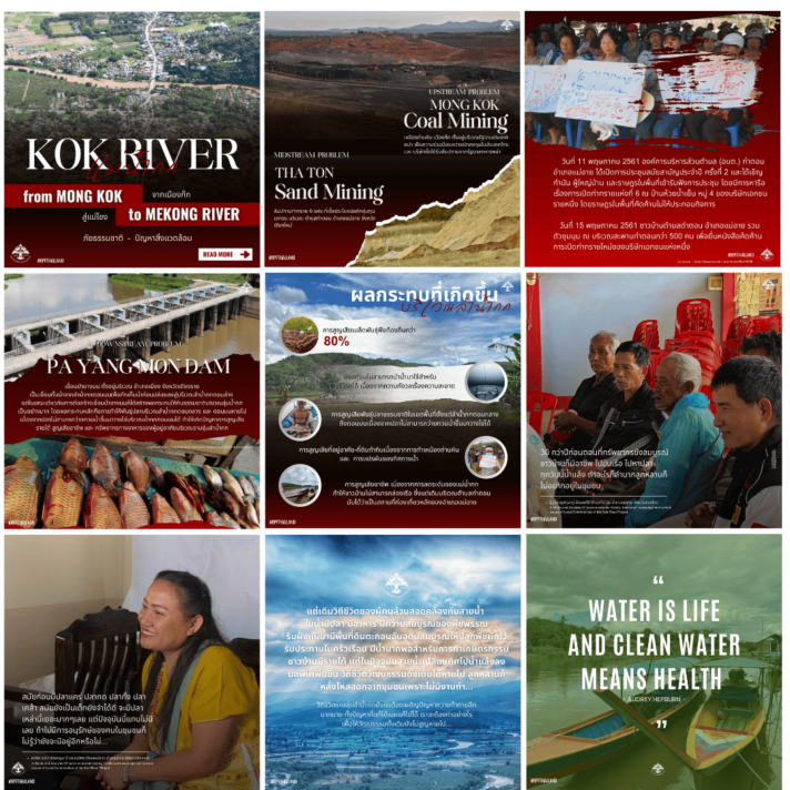 Graphic 1: Environmental issues in the Kok River basin by Kanlayanee Thiansaichon